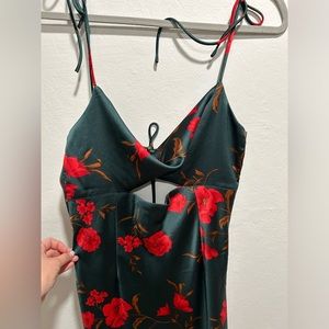 Hello Molly “Fool Me Once” Midi Dress Teal